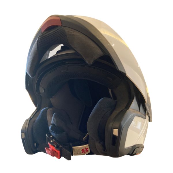 QR Code ID Tag Motorbike Helmet