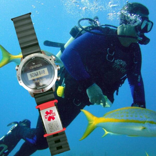 ID QR Code Tag for Diving Computer