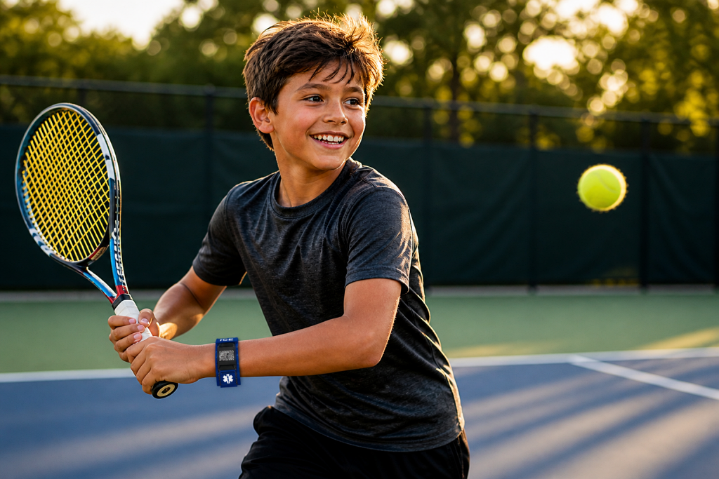 Qr Code Emergency Wristband for Kid