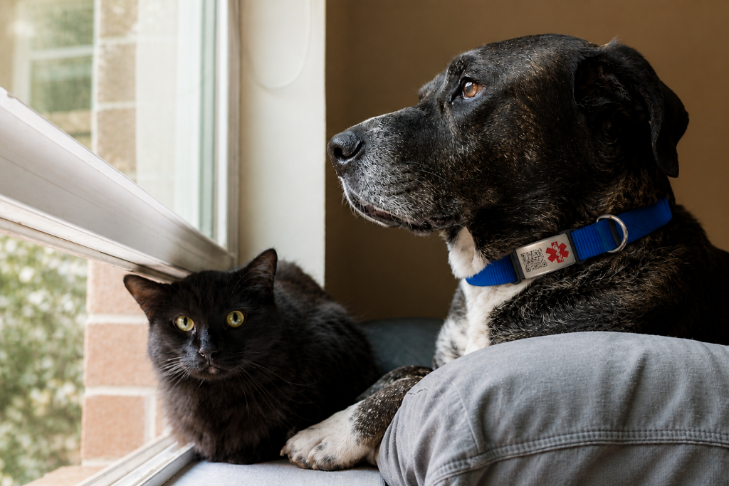 qr code id tag for pet